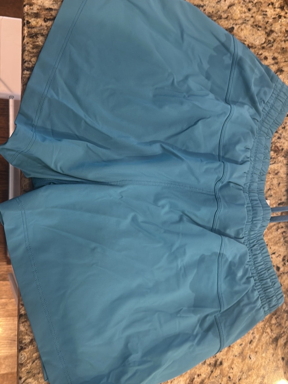 Aqua Blue Athletic Shorts